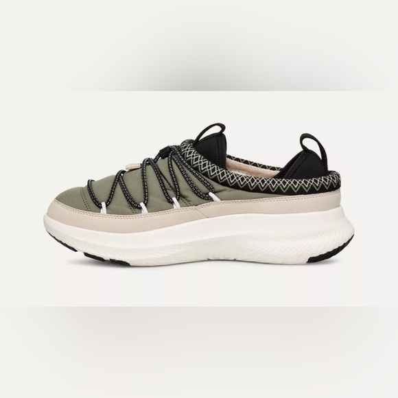 Mens UGG CA78 Tasman Sneaker Sport Shoe Green Black Slip On Collapsible Heel - Picture 5 of 7